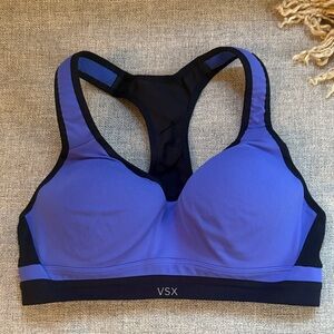 VSX Sport Victoria Secret Sport Incredible Sports Bra Purple Blue Size 34B